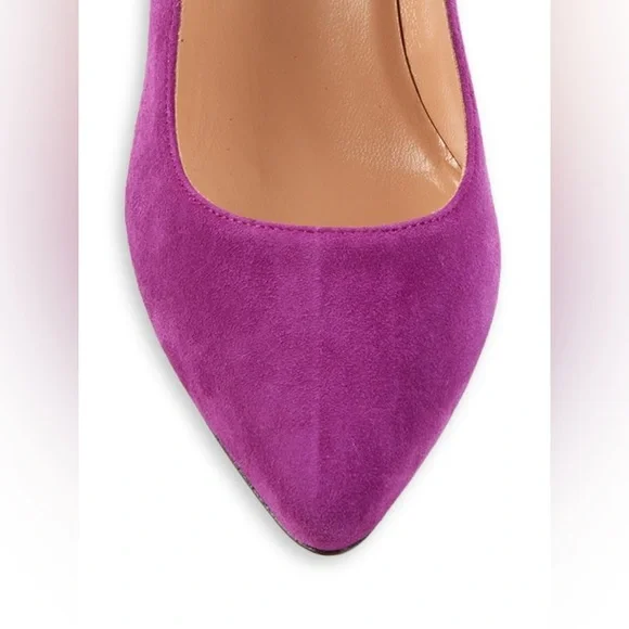 $800 Sergio Rossi Size 6(36) Point Toe Suede Pumps NWT(read description) - Picture 6 of 10